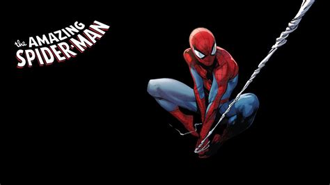 Spider-Man, Marvel Comics, Kunst Bild, schwarzer Hintergrund 640x960 iPhone 4/4S ...