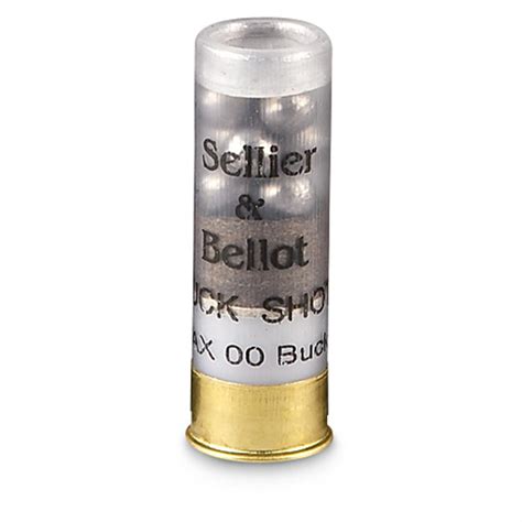 Sellier And Bellot 3 12 Gauge 00 Buckshot 15 Pellets 100 Rounds