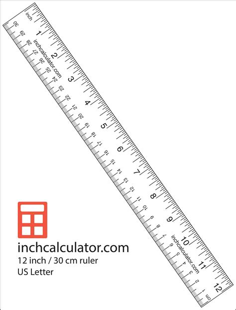 12 Inch Ruler With Centimeters Images Galleries