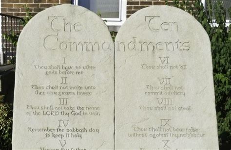 School Ordered To Remove Ten Commandments Monument Ten Commandments