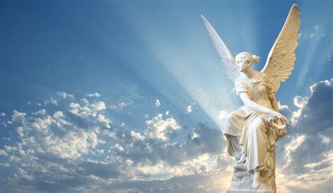 Beautiful Angel In Heaven Stock Photo Image Of Pure 73890738