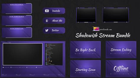 Dexpixel Animated Twitch Overlays And Alerts Streaming Social Icons
