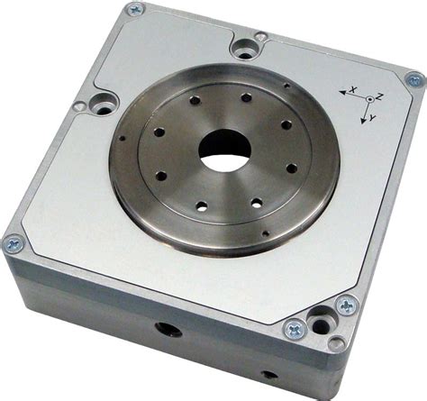 Piezo Scanning Stage With Central Hole Motorized Positioners