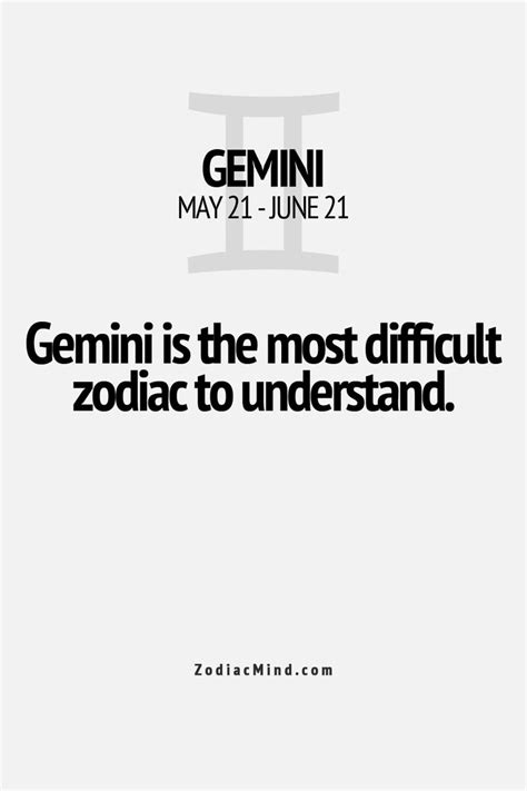 It used to be, in the early 60's, we had this eye candy of mercury and gemini and apollo and every year we would do something more and more and it met those needs. 298 best Gemini Quotes images on Pinterest | Astrology ...