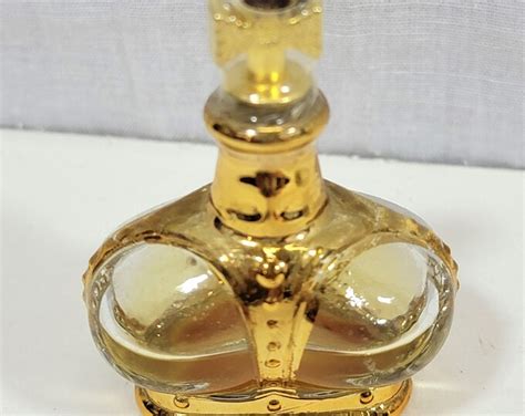 Vintage Prince Matchabelli Crown Jewel Mini Perfume Bottle Almost