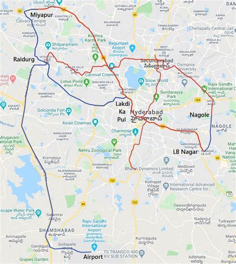 Hyderabad Metro Phase 2 Key Facts Route Map Stations And Other Details