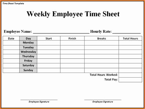 6 Excel Templates For Timesheets Excel Templates 2b7