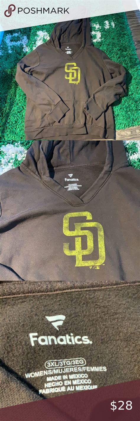 San Diego Padres Brown Hoodie Brown Hoodie San Diego Padres Plus