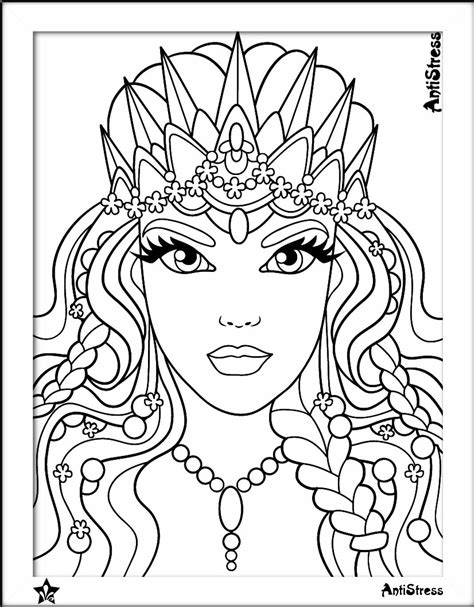 Coloring Pages For Adults Women At Free Printable