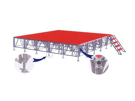 Outdoor Aluminum Stage Design Portable Stage Platforms With Adjustable