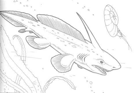 Printable Sea Dinosaur Coloring Pages For Kids