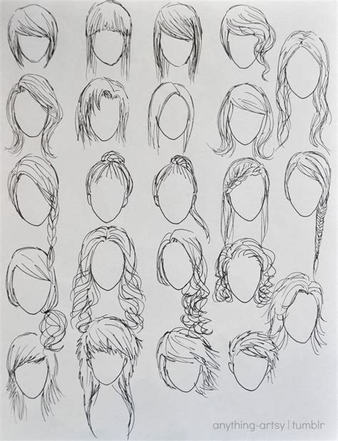 Pin Op Anime Hairstyles