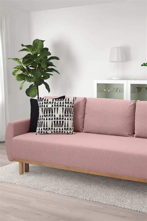 Pink Sofa Couch Idea 23 In 2023 Pink Leather Sofas Pink Couch