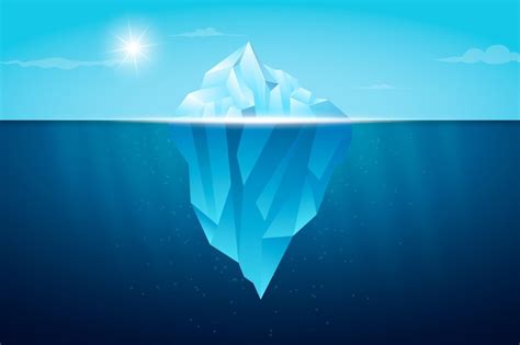 Concepto De Ilustración De Iceberg Vector Gratis