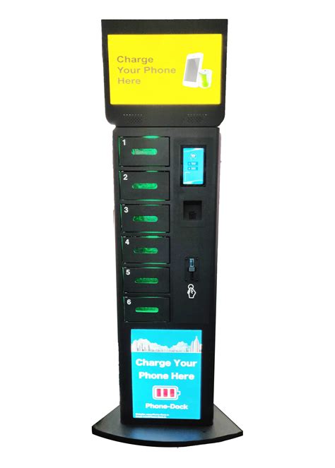 Electronic Password Lock Commercial Cell Phone Charging Stations Big