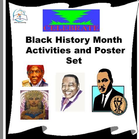 Black History Month Activities And Poster Set Teaching Resources