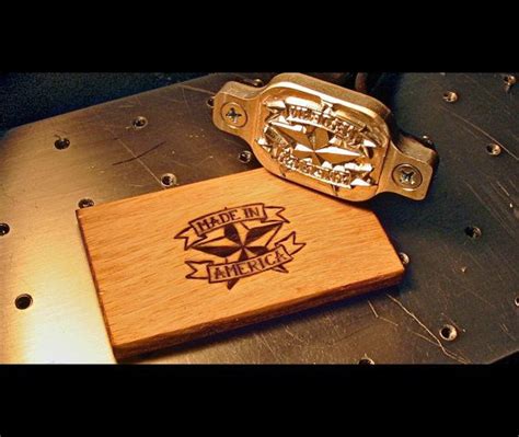 Using a custom branding iron can help you put that special touch on your wood project. custom wood Branding Iron by HeavyIndustry on Etsy, $40.00 ...