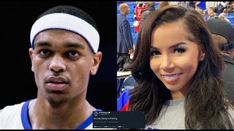 nba player pj washington exp0ses ex gf brittany renner faking relationship for attention youtube