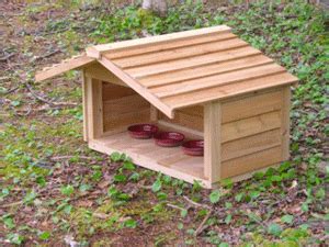 Sturdy design, can house multiple cats. Feeding Station Options | Alley Cat Allies