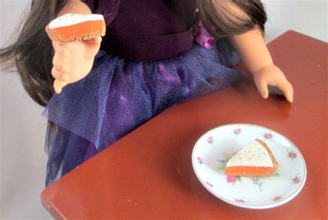 american girl doll food polymer clay miniature food pumpkin etsy