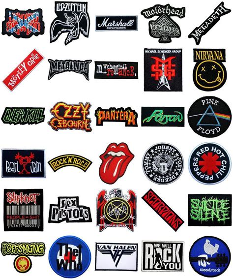 Sewing Patches For Sale Ebay Rock Band Logos Metal Band Logos