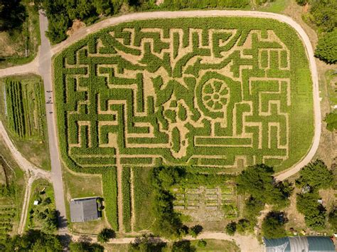 Queens County Farm Museum’s Amazing Maize Maze features a design by