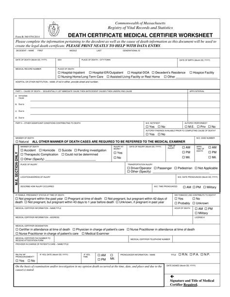 Blank Autopsy Report Template