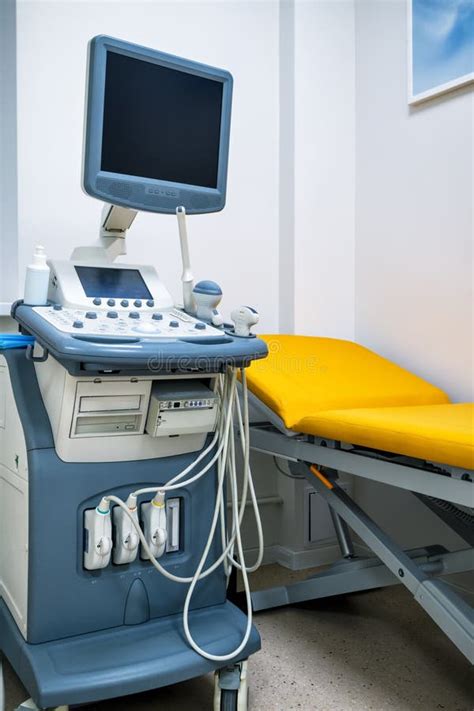 Medical Equipments For Ultrasonic Diagnostics Stock Image Image Of