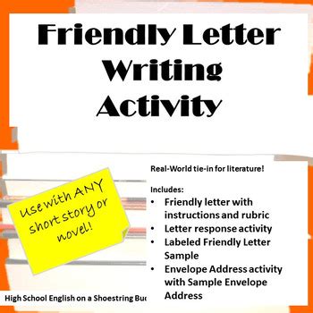 friendly letter writing activity works