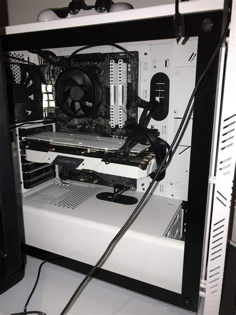 My First Pc Build Ever Try To Do A Black And White Theme