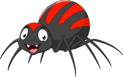 Premium Vector Cartoon Funny Spider