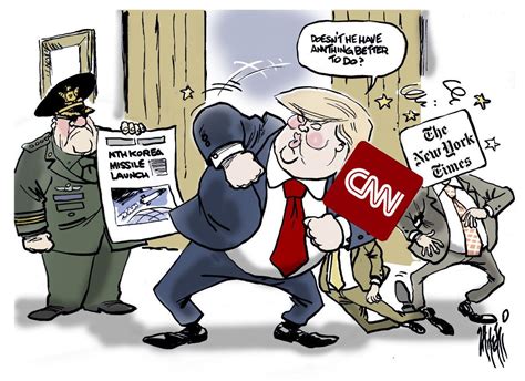 Political Cartoons Cnn Media Putin Twitter Violence Columnists