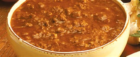 And depending on whether or not you're from texas, there is a very definitive answer. No Bean Chili | Free Recipe Network