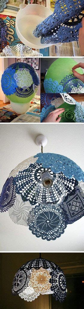 Diy Doily Lamp Shade Crafts Diy Projects Diy Crafts