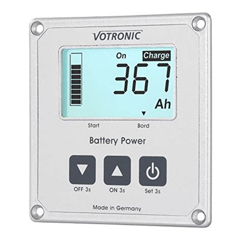 200a 12v24v Votronic Smart Battery Shunt With Lcd Battery Monitor And