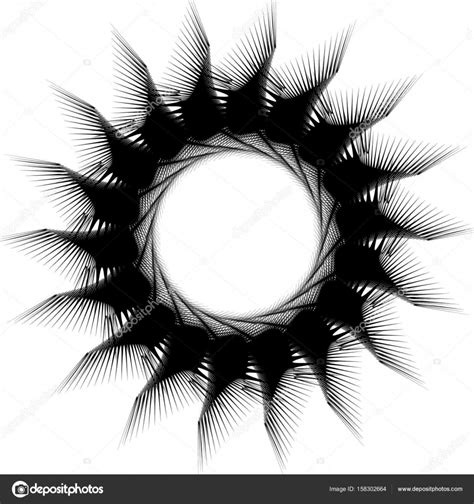 Circular Geometric Shape Stock Vector By ©vectorguy 158302664