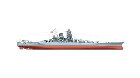 Carlo Cestra Ijn Yamato Starboard Side View