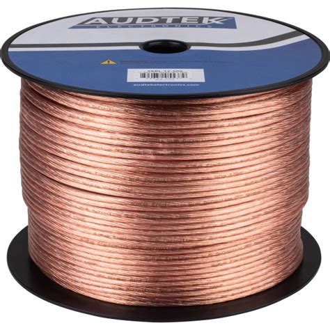 Audtek 12 Awg Ofc Speaker Wire 500 Ft