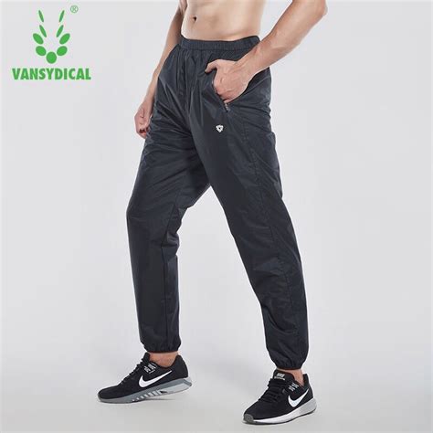 vansydical men running pants sportswear fitness sports gym trousers waterproof bodybuilding