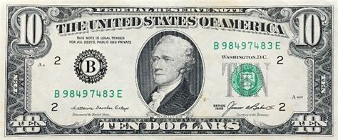 1985 10 Dollar Bill Learn The Value Of This Bill