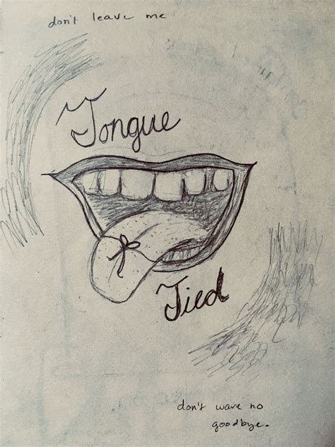 Tongue Tied Tongue Tie Dont Leave Me Male Sketch Quick Art Art