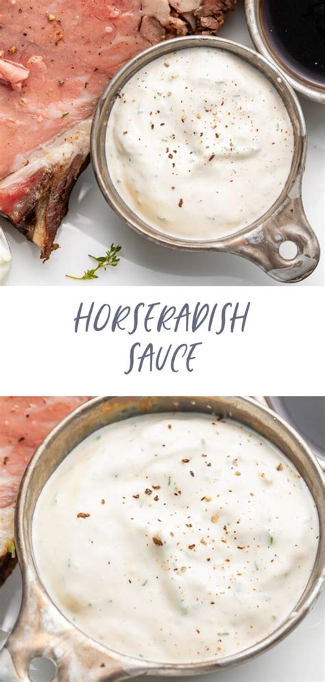 Mix first 4 ingredients and add lemon and salt to taste. Creamy Horseradish Sauce for Prime Rib - 40 Aprons