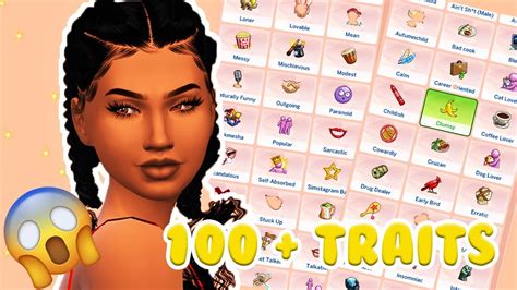 100 Custom Content TRAITS | Sims 4
