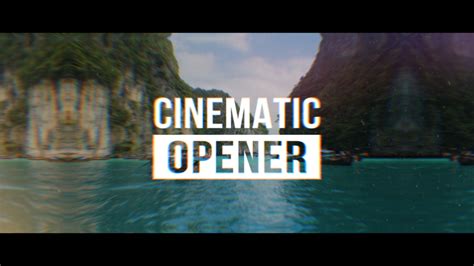 Cinematic Opener After Effects Templates Motion Array