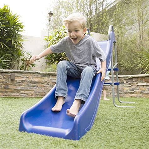 Outward Play Slippery Backyard Wave Slide With Two Step Ladder Pricepulse