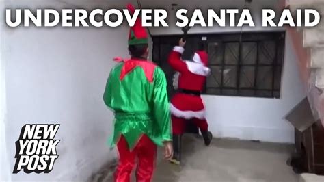 Peruvian Cops Dressed As Santa Claus Elf Have Last Laugh In Drug Raid
