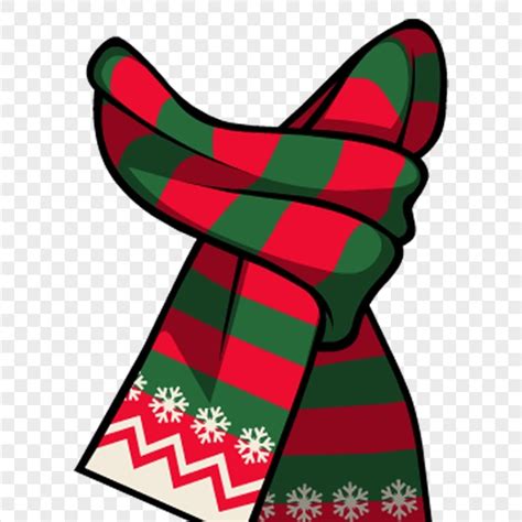 Cartoon Christmas Scarf Png Citypng
