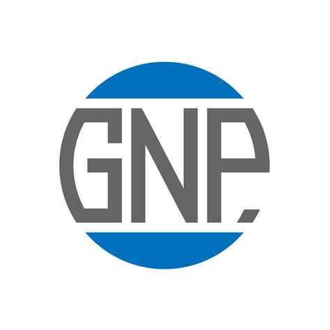 Gnp Letter Logo Design On White Background Gnp Creative Initials