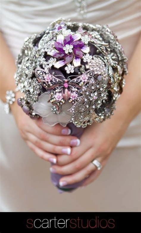 My Brooch Bouquet That I Made Weddingbee Photo Gallery Wedding