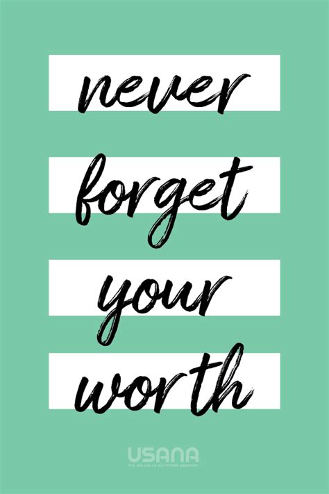 Never Forget Your Worth Quote Backgrounds Wallpaper Inspirational